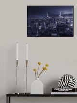Blue city Poster och Canvastavla