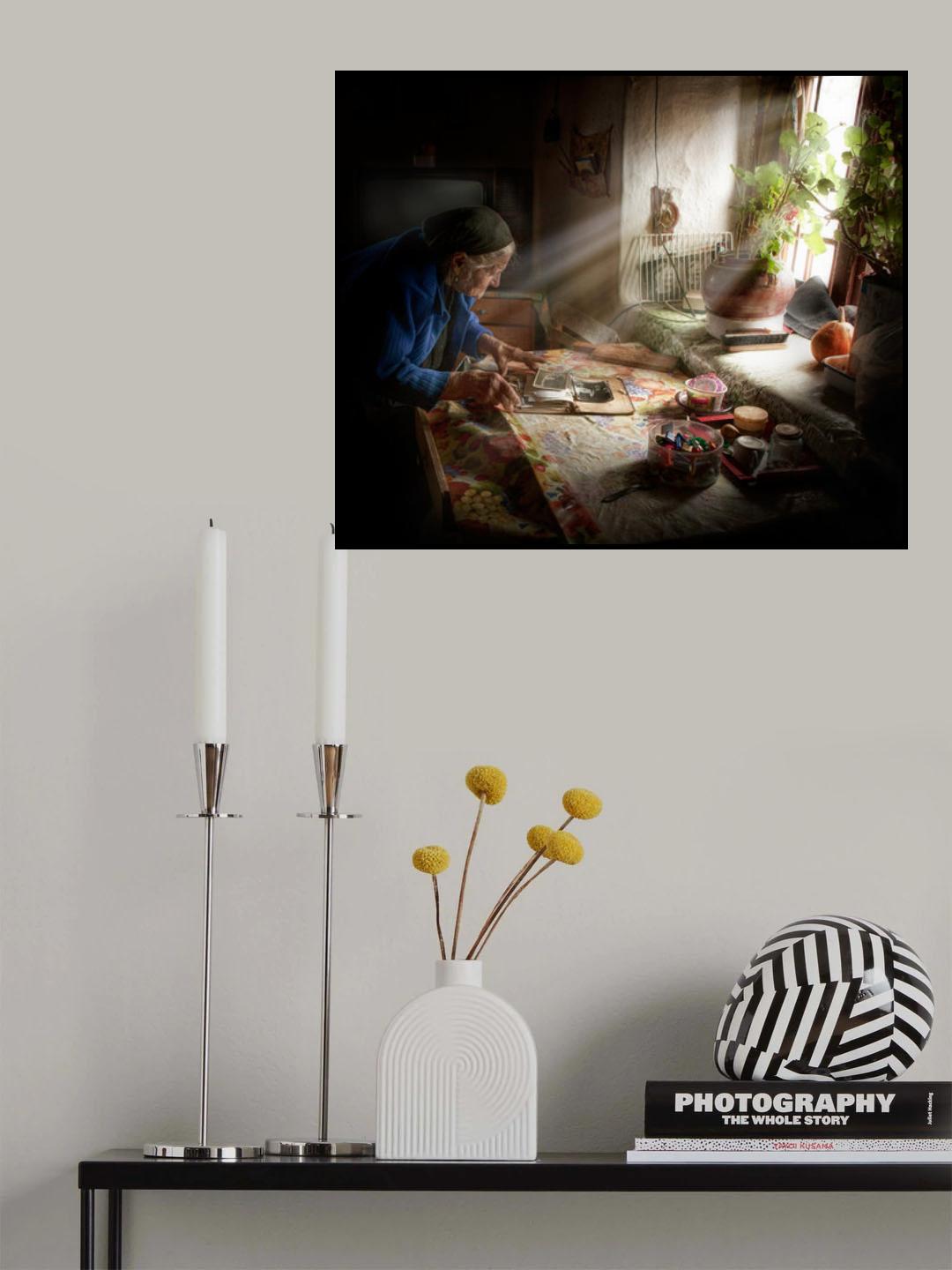 For living flowers, life and old memories Poster och Canvastavla