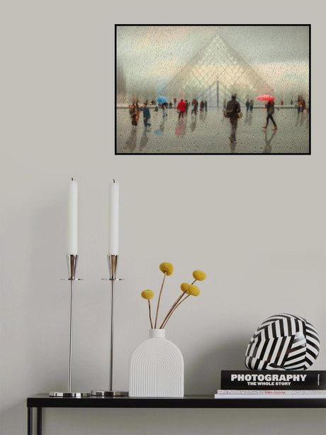 rain in Paris Poster och Canvastavla