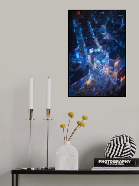Flying Shibuya Poster och Canvastavla