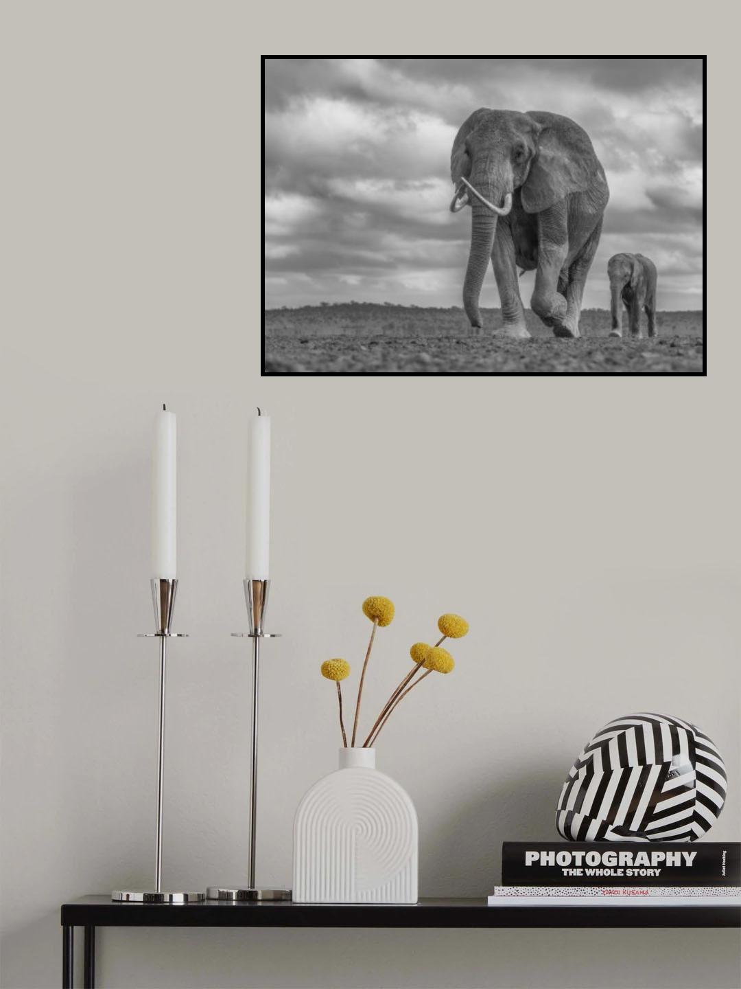 Mother and baby Poster och Canvastavla