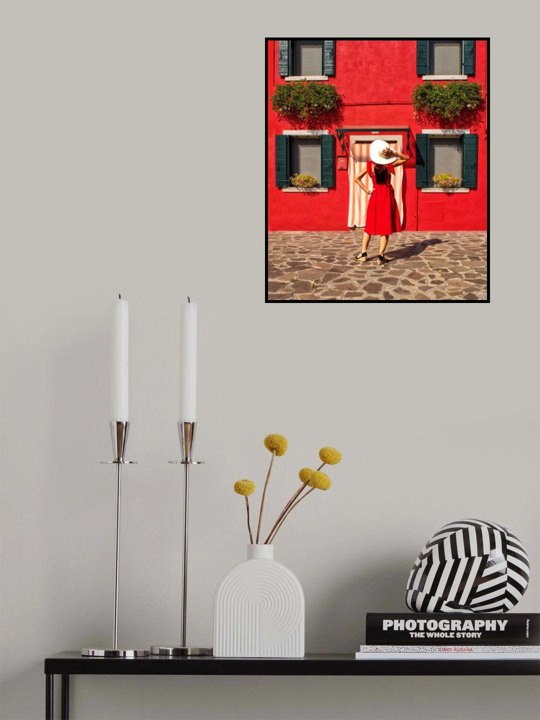 red Poster och Canvastavla