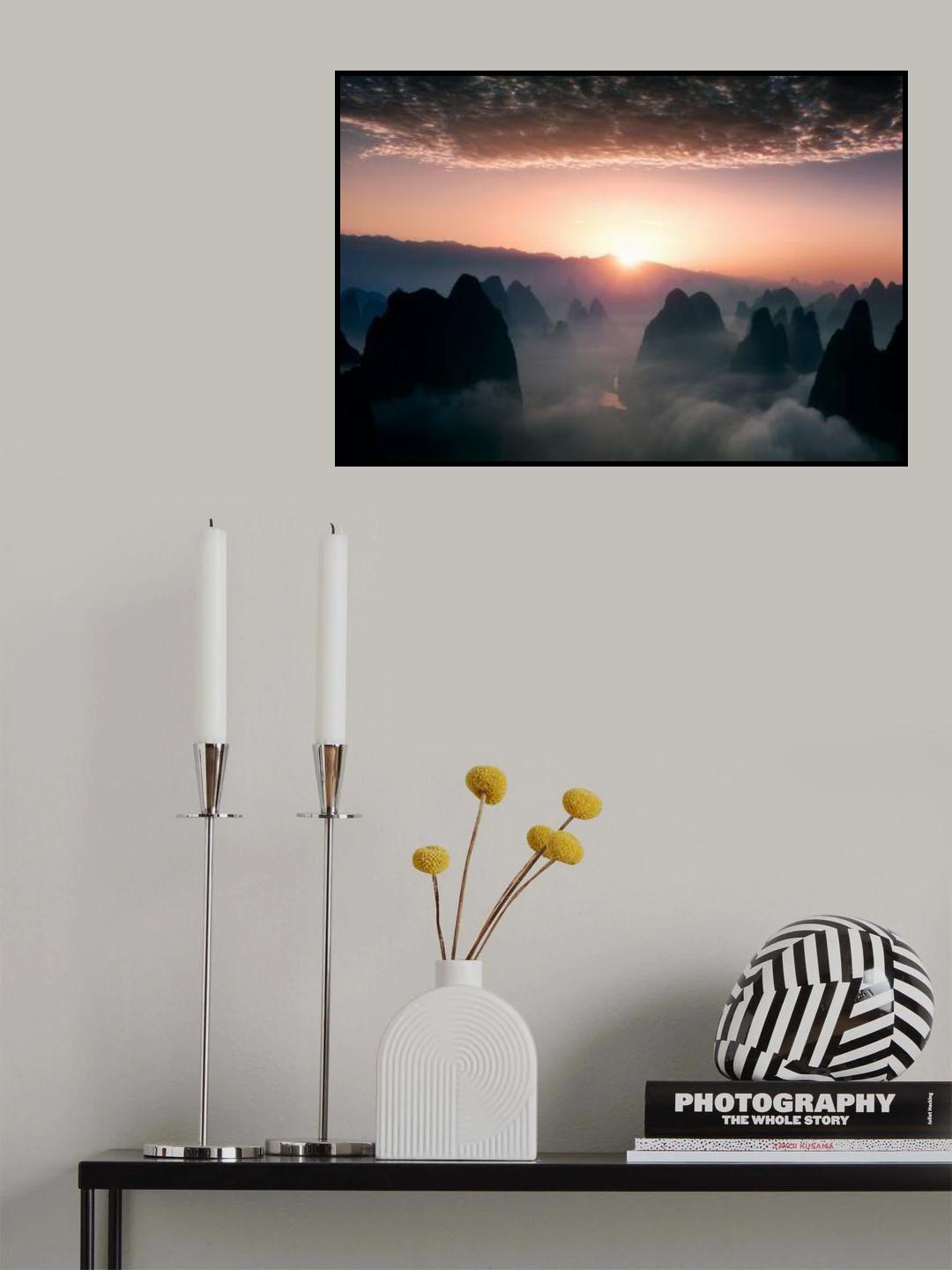 Over the clouds Poster och Canvastavla