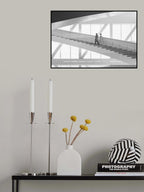On stairs Poster och Canvastavla