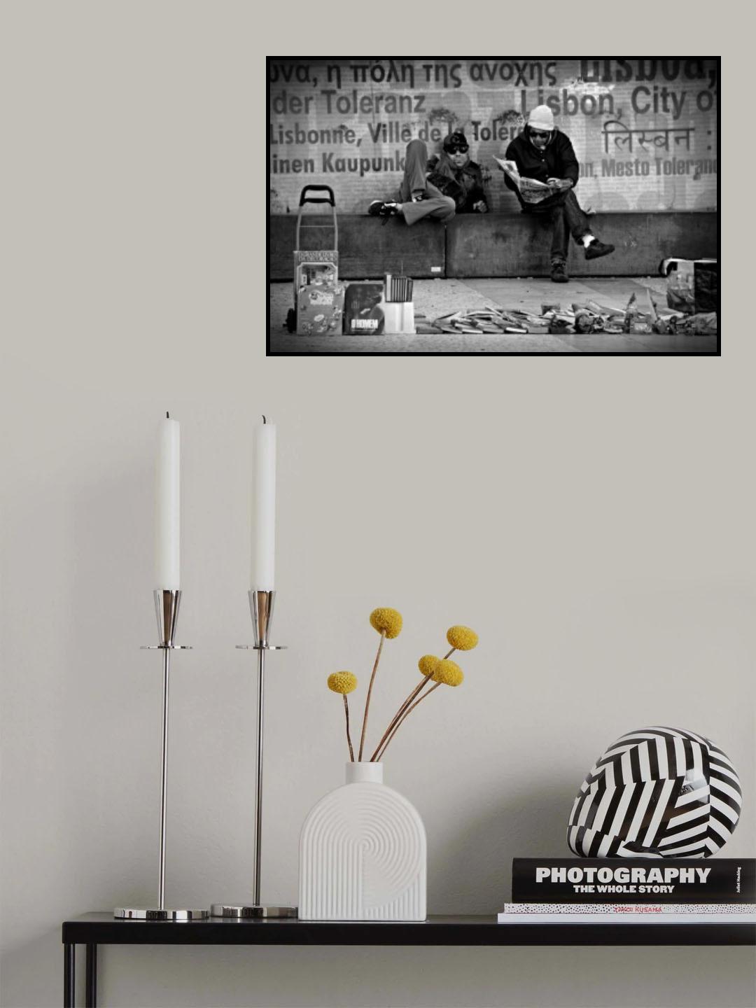 Lisboa, cidade da tolerância Poster och Canvastavla
