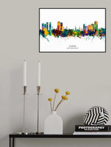 Ajman Skyline Poster och Canvastavla