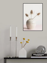 Dried flowers in vase Poster och Canvastavla