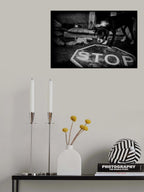 STOP Project Lives on Hold Poster och Canvastavla