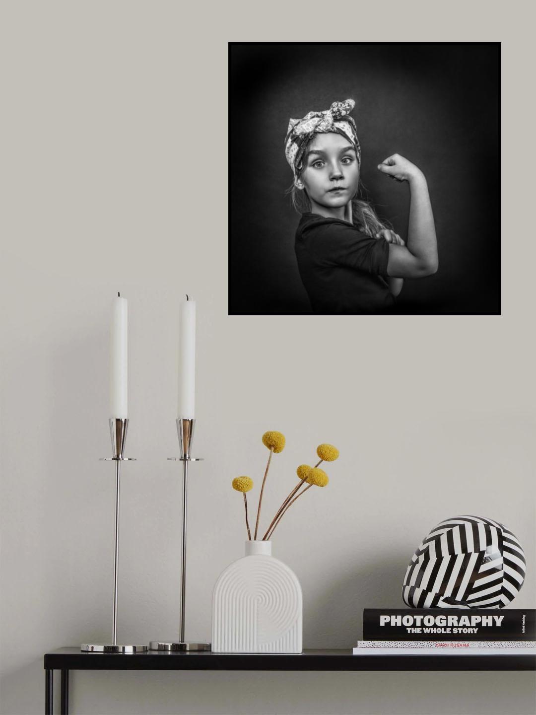 Girl power of the future Poster och Canvastavla