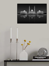 White mosque Poster och Canvastavla