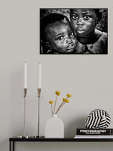 Two children in Benin Poster och Canvastavla