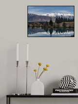 Reflections at Lake Ruataniwha Poster och Canvastavla