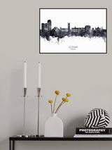 Oldham England Skyline Poster och Canvastavla