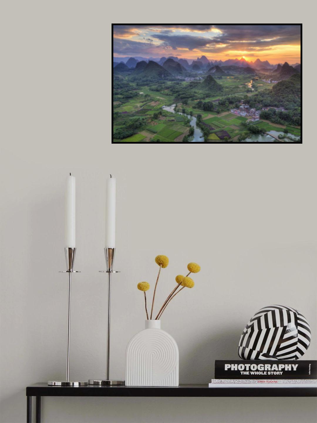 Cuiping villlage Poster och Canvastavla