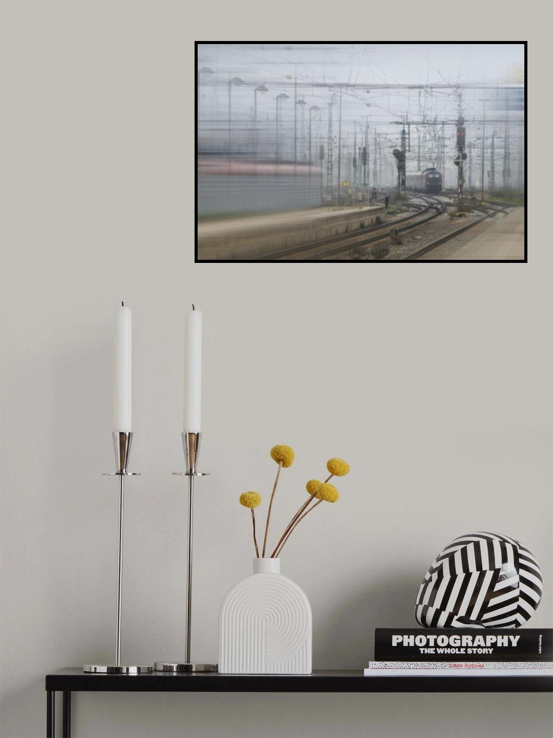 the train is coming Poster och Canvastavla
