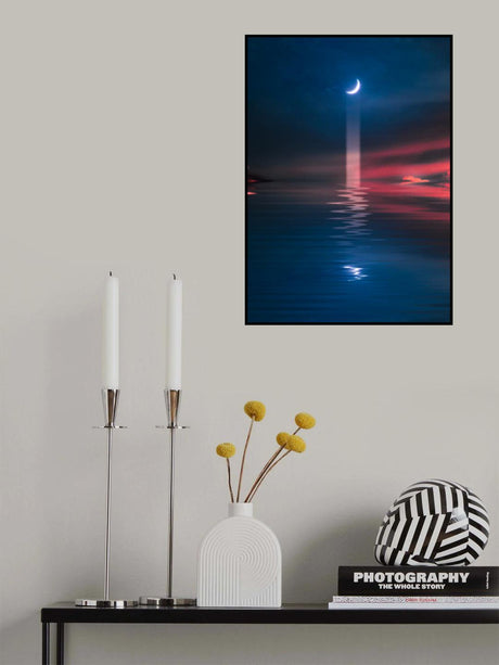 Moon Reflection Poster och Canvastavla