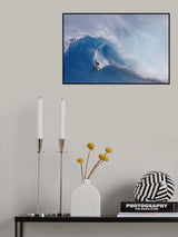 Surfing Jaws Poster och Canvastavla