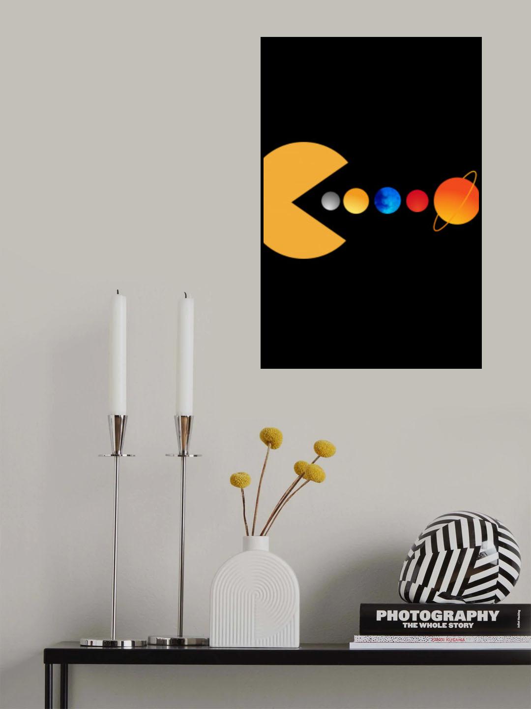 Yam Yam! Black Poster och Canvastavla