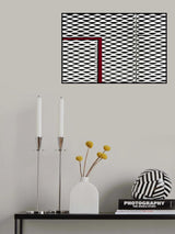 Red interruption Poster och Canvastavla