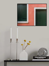 Pink &amp; green Poster och Canvastavla