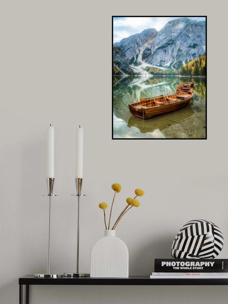 Lago di Braies Poster och Canvastavla