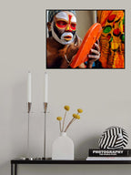 Face painting Poster och Canvastavla