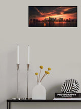 Sunset of Boston Poster och Canvastavla