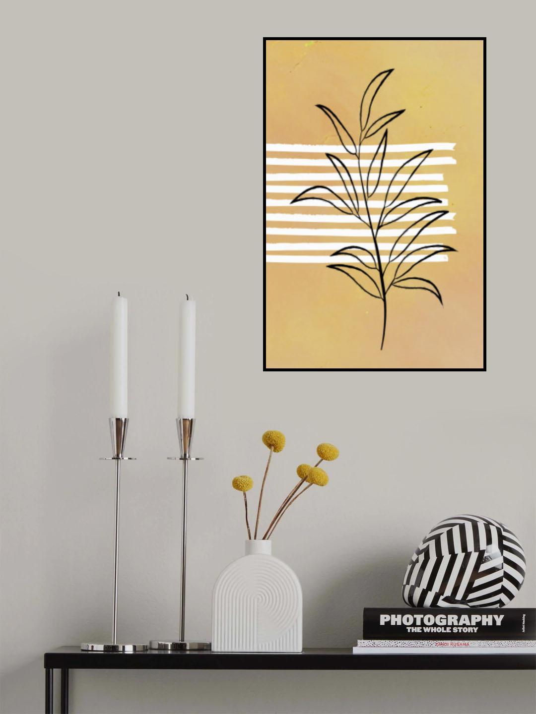 Plant Yellow Poster och Canvastavla