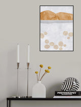 Abstract lake Tahoe view Poster och Canvastavla
