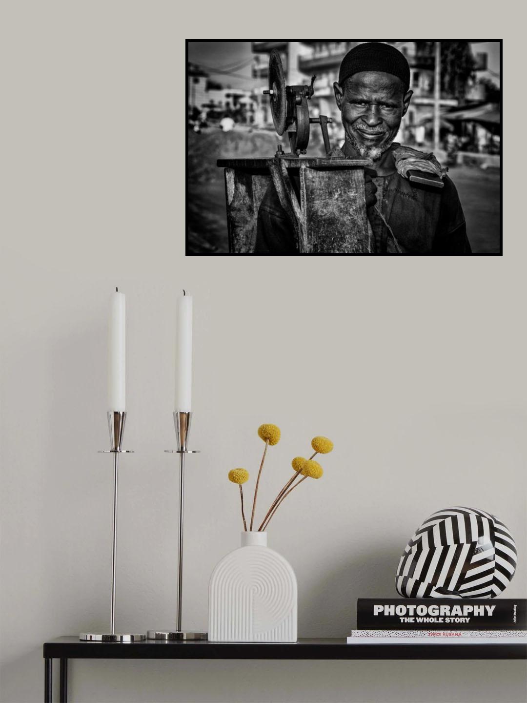 Man from Benin Poster och Canvastavla