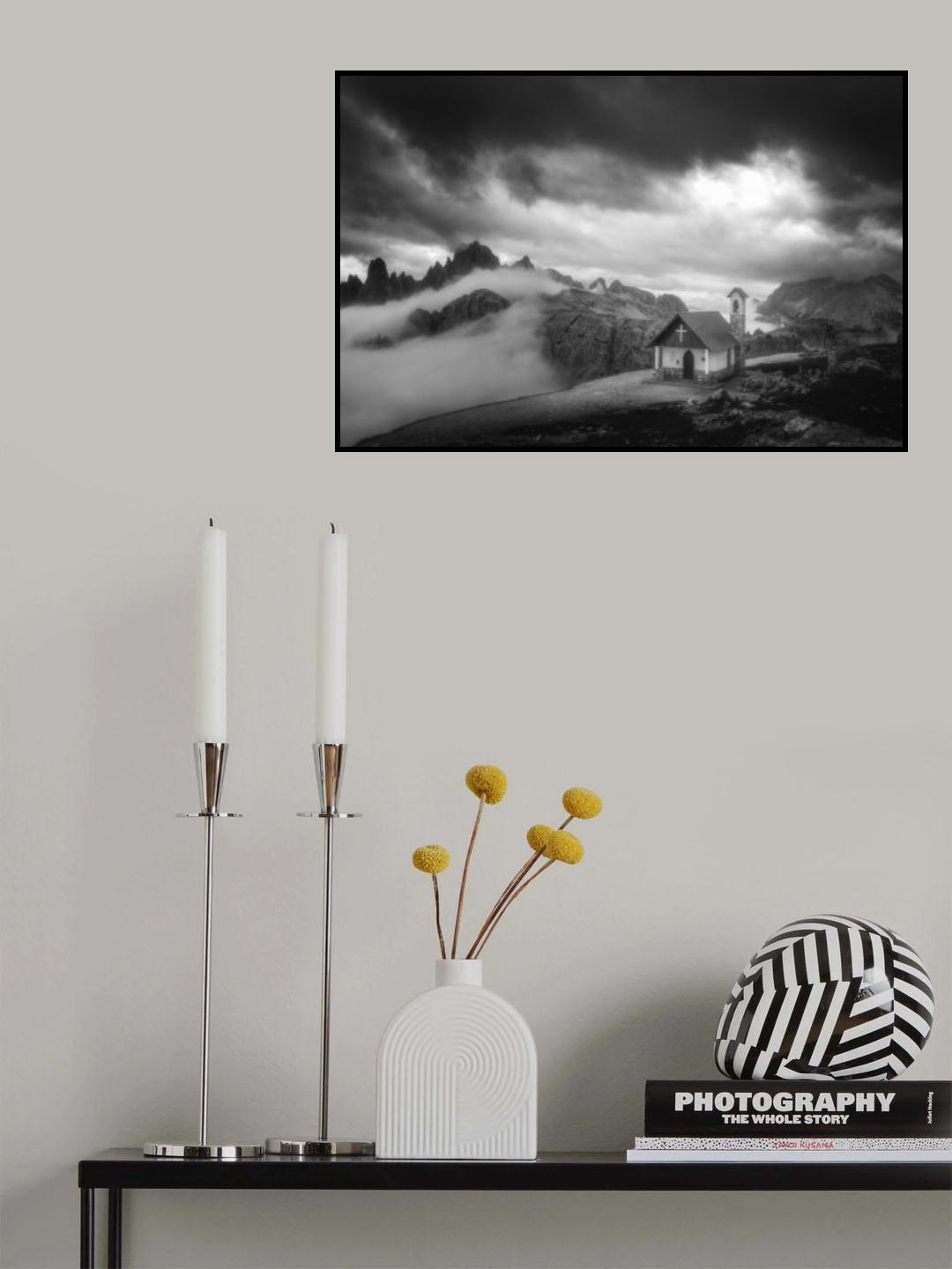 Mountain View Poster och Canvastavla