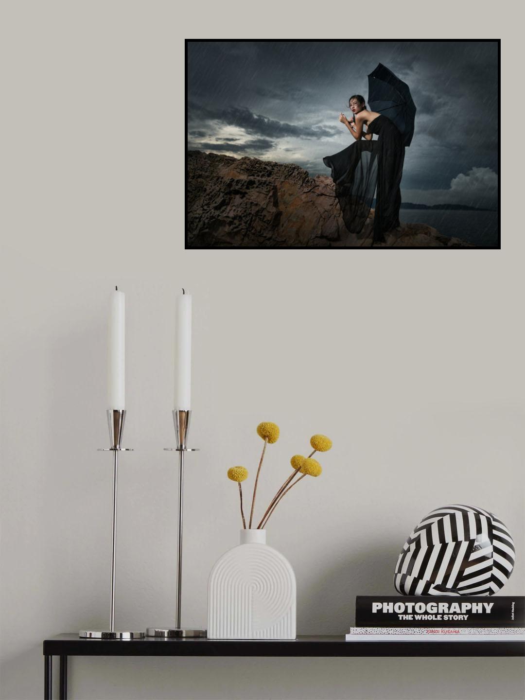 Cloudy and rainy days Poster och Canvastavla
