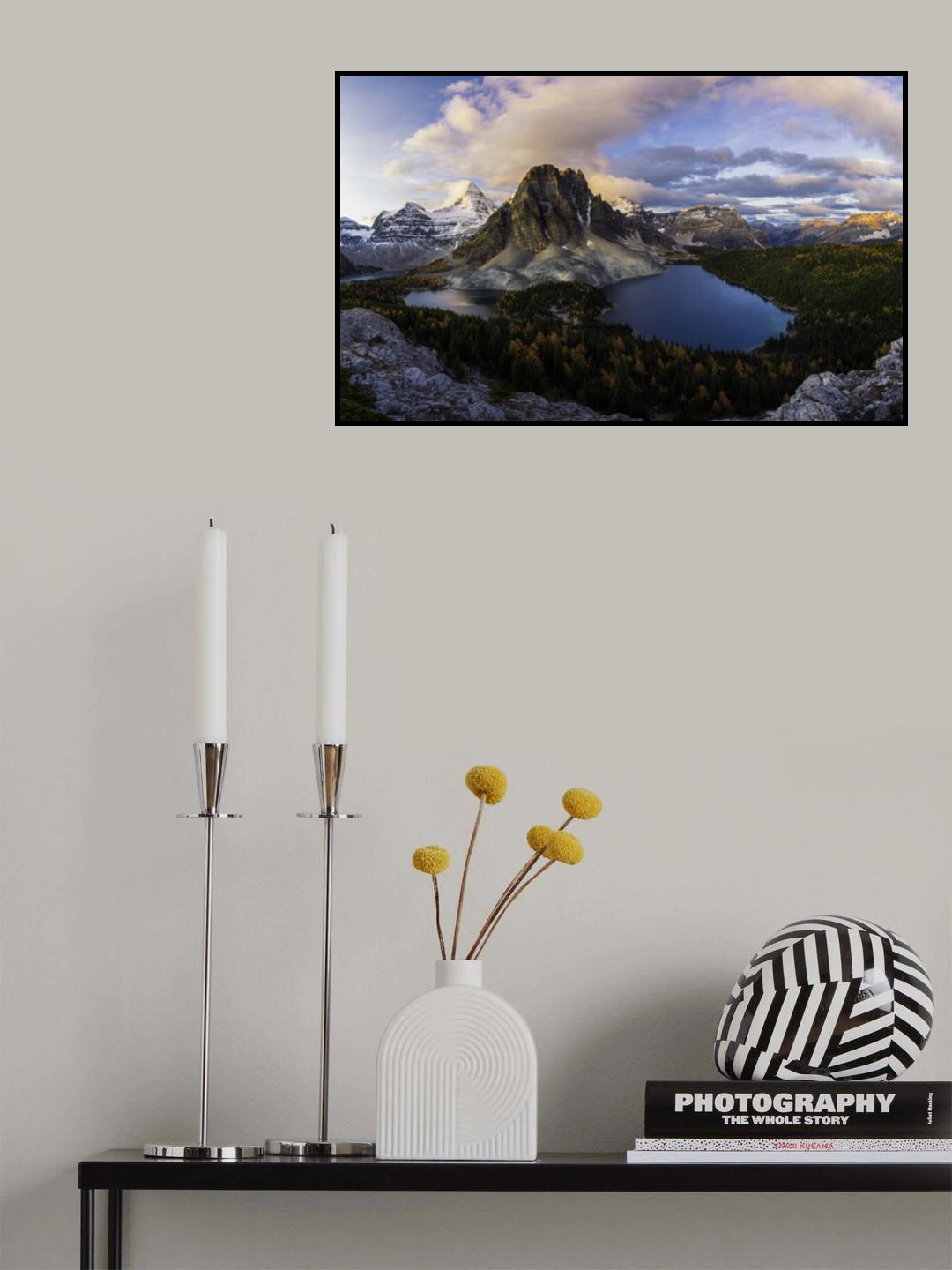 Sunrise at Mt. Assiniboine Poster och Canvastavla