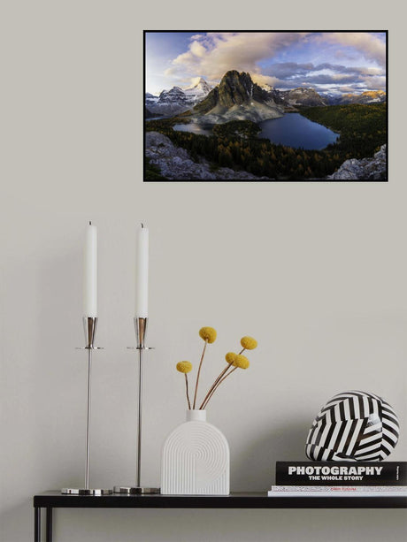 Sunrise at Mt. Assiniboine Poster och Canvastavla