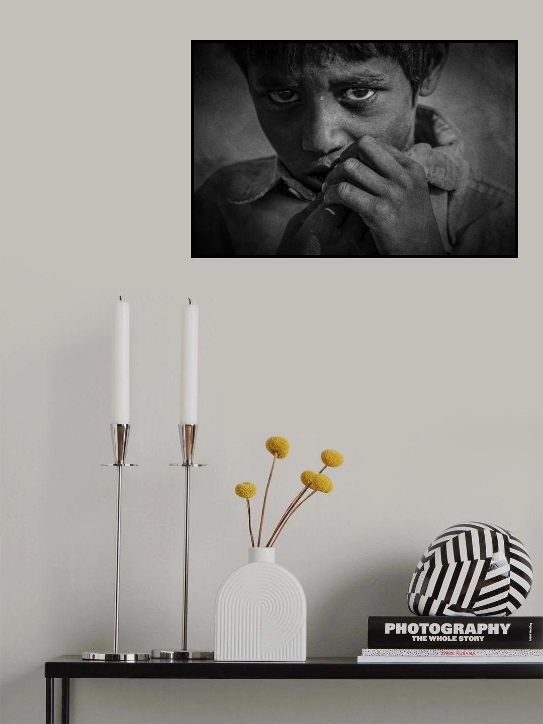 Indian boy Poster och Canvastavla