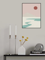 Ice River Poster och Canvastavla