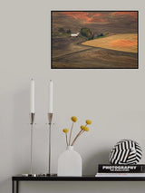 The farmhouse in the morning light Poster och Canvastavla