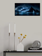 Mount Bogda 5445 《月色天湖》 Poster och Canvastavla