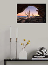 Sunset Out of Window Poster och Canvastavla