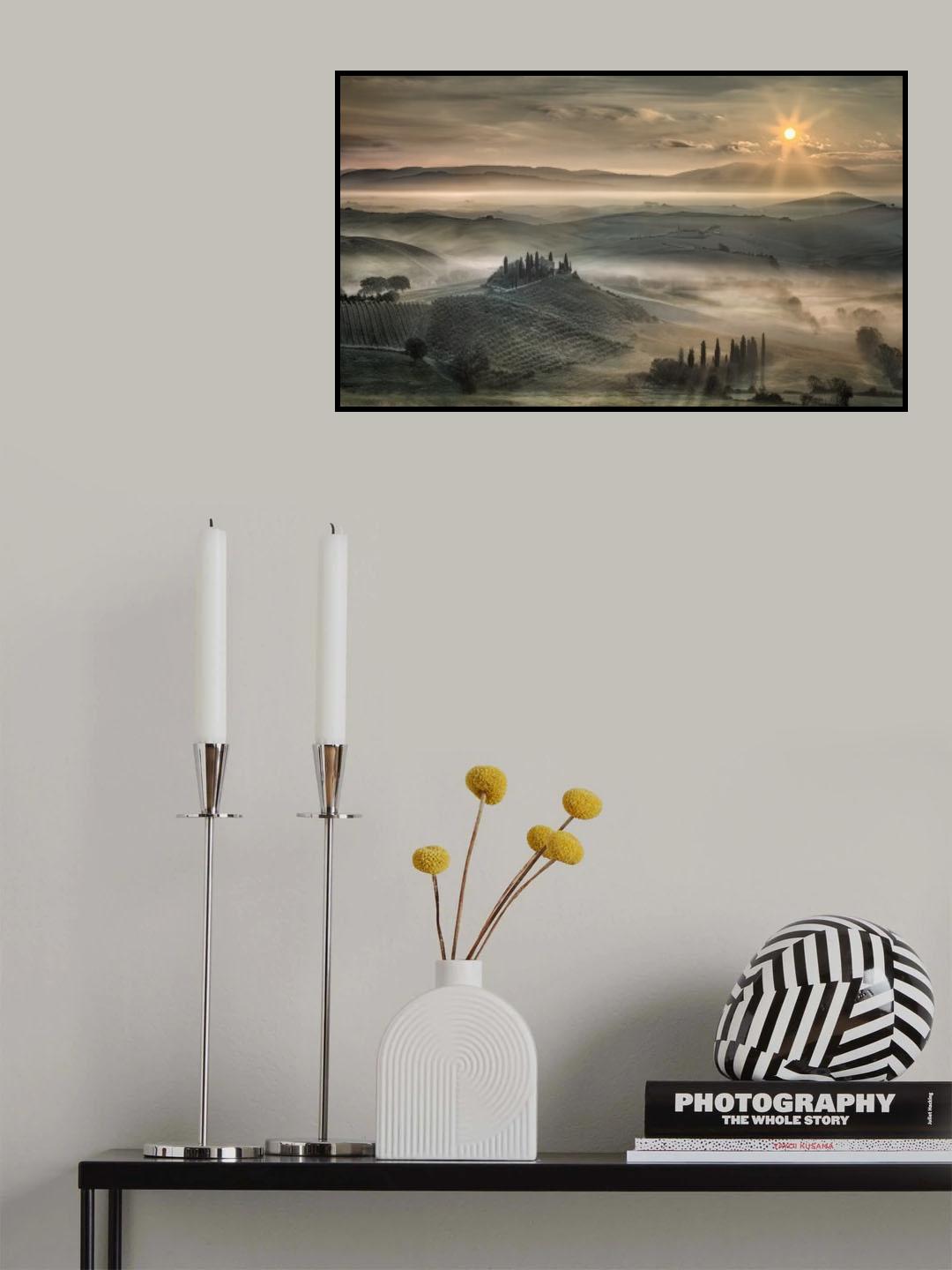 Tuscan Morning Poster och Canvastavla