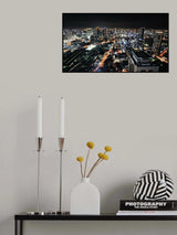 Osaka night view Poster och Canvastavla