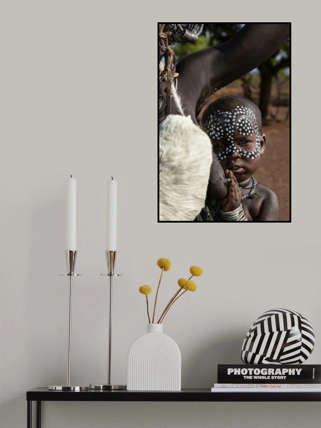 Mursi child Poster och Canvastavla