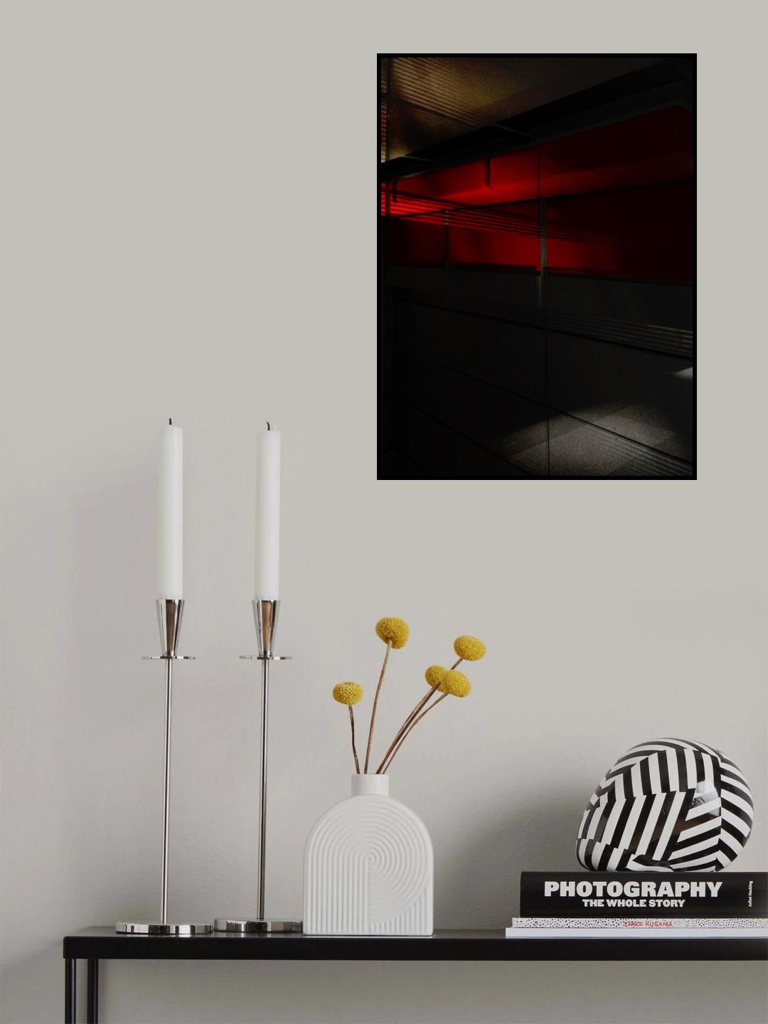 Red/Black Poster och Canvastavla