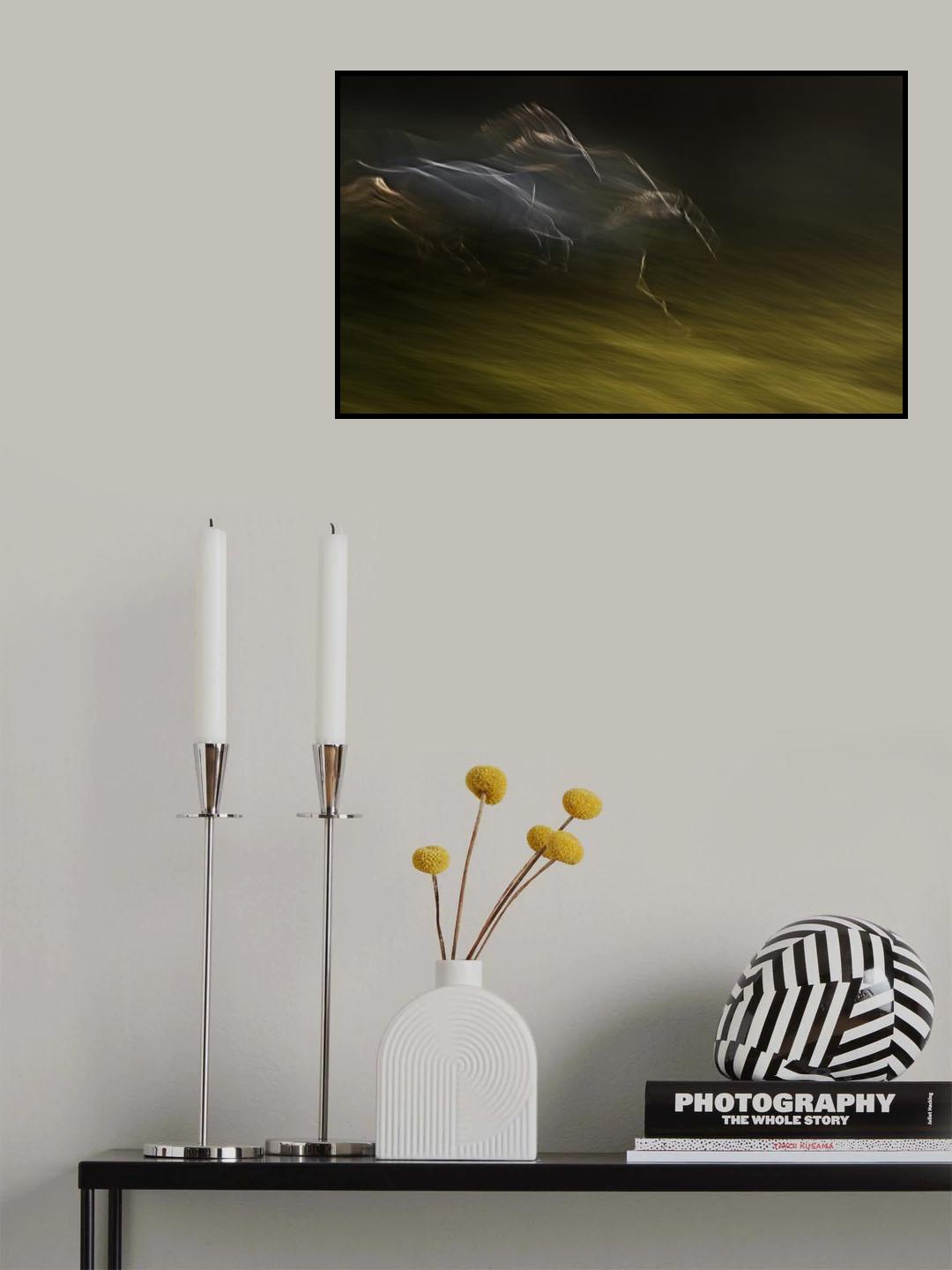 Gallop with wind Poster och Canvastavla