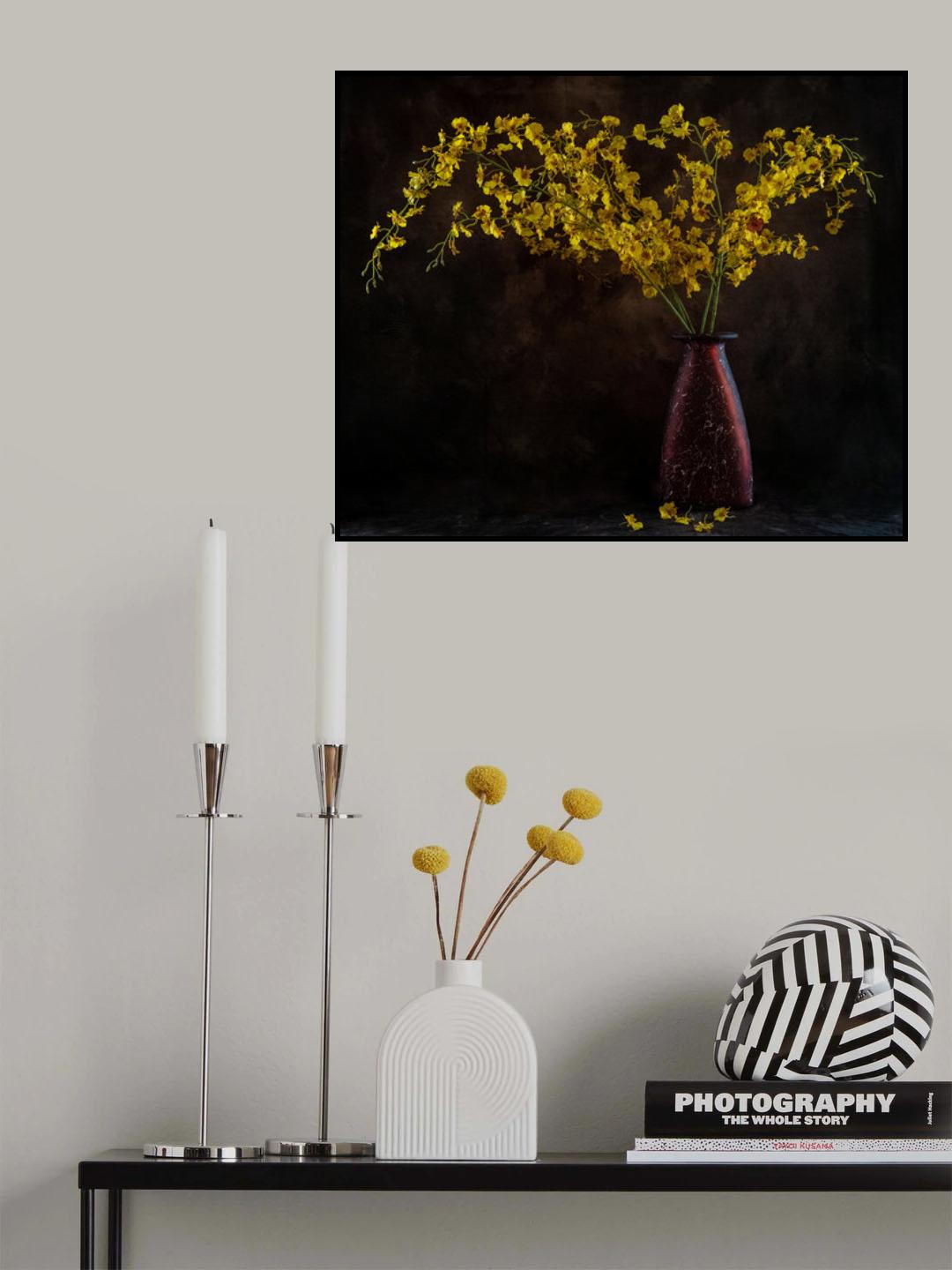 Yellow flowers Poster och Canvastavla