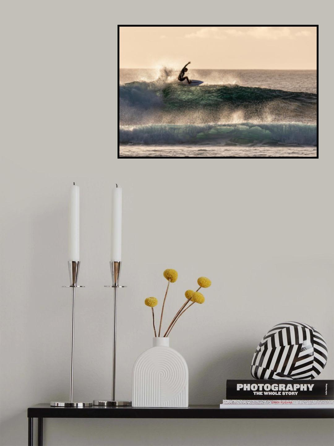 Up to the Wave Poster och Canvastavla