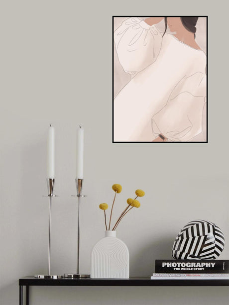 White Pajamas Poster och Canvastavla