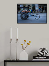 Chicago Marathon Poster och Canvastavla