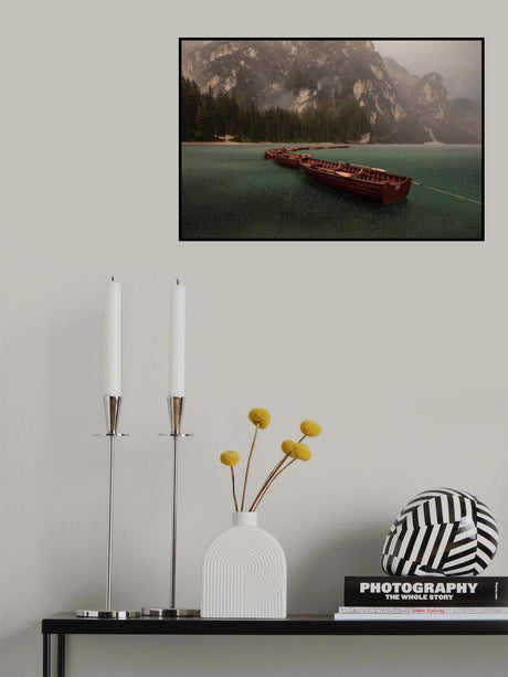 Storm on Braies Poster och Canvastavla