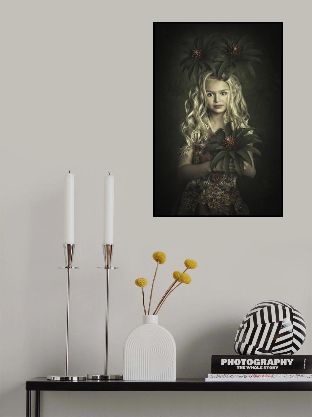 She loves her plants Poster och Canvastavla